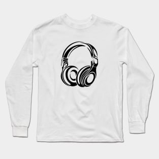 Headphones Long Sleeve T-Shirt